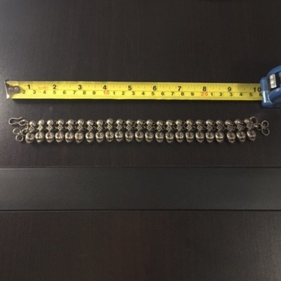 Vintage 90s Indian Lion Metalwork Anklet - Picture 5 of 5